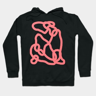 Henri Matisse blue nude pink line art print Hoodie